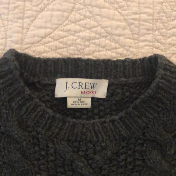 Vintage J. Crew wool cable knit oversized sweater - Picture 3 of 8